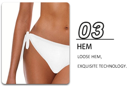 The material of the bikini swimsuit