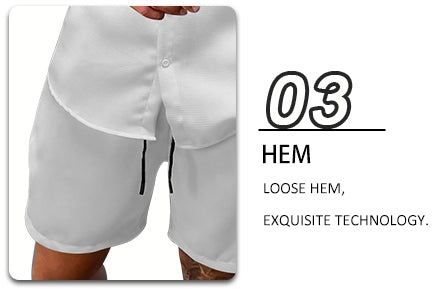 Design Your Own Men's waffle-knit short-sleeve shirt and shorts set