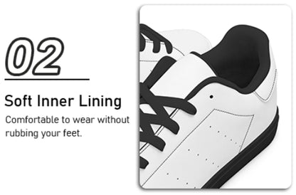 Design Your Own Leather casual, breathable and anti-slip skateboarding shoes