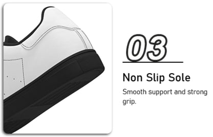 Design Your Own Leather casual, breathable and anti-slip skateboarding shoes