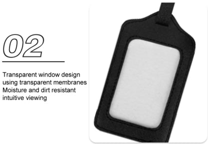 The material information of the luggage tag