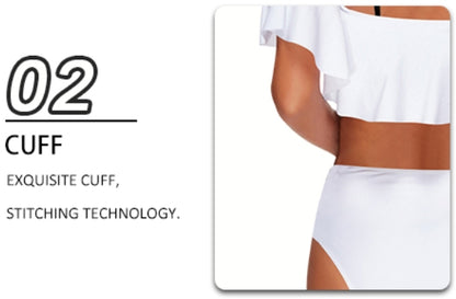 Design Your Own Quick-dry off-the-shoulder Beach Swimsuit for Women