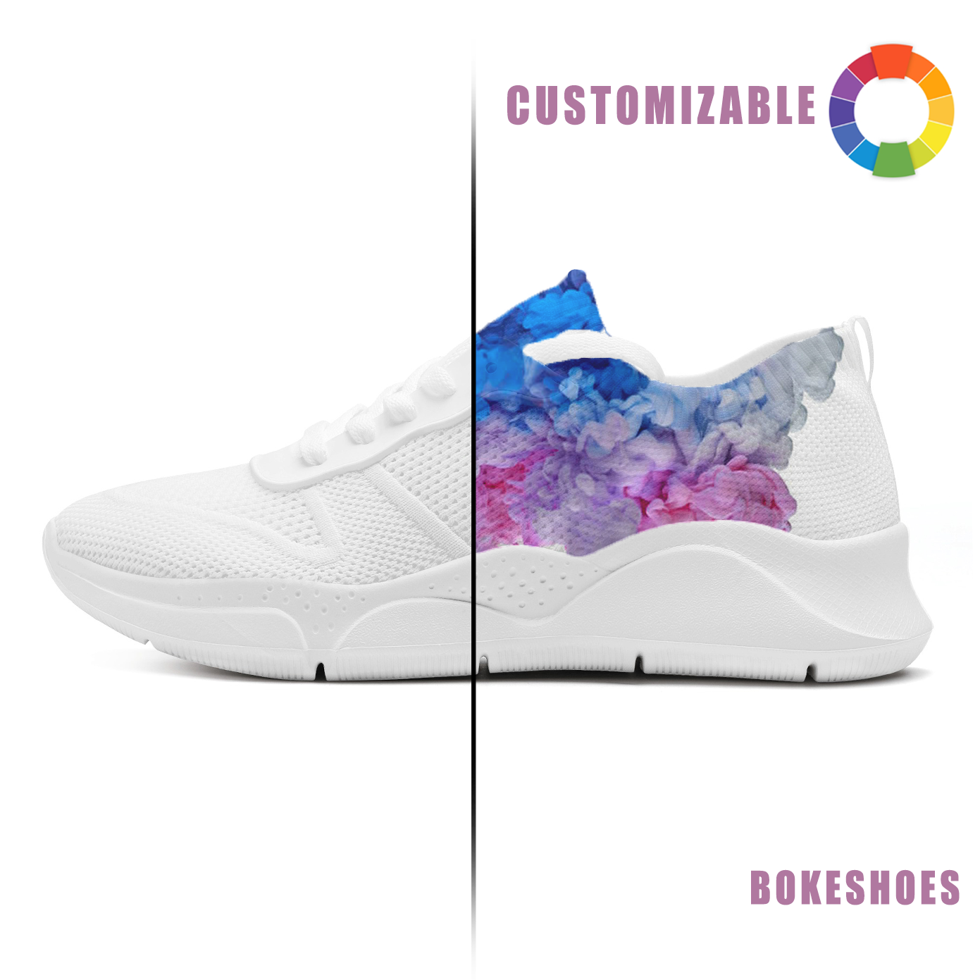 Customizable Flyknit Sneakers | MD - Sole Shoes for Lightweight Comfort