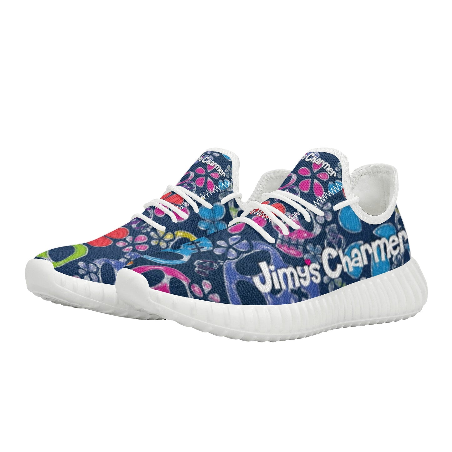 Thick - Soled Shock - Absorbing Knit Shoes