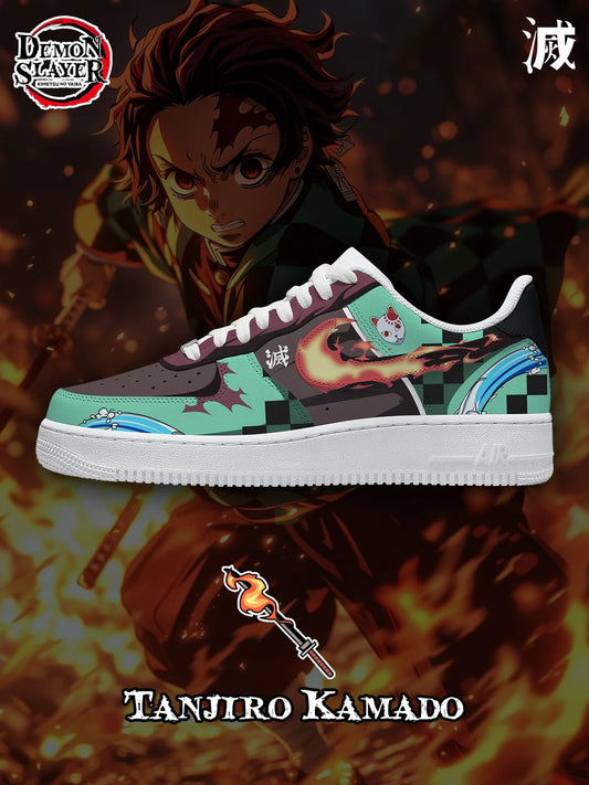 （In Stock）Demon Slayer Series-2 Air Force Low - Top Shoes