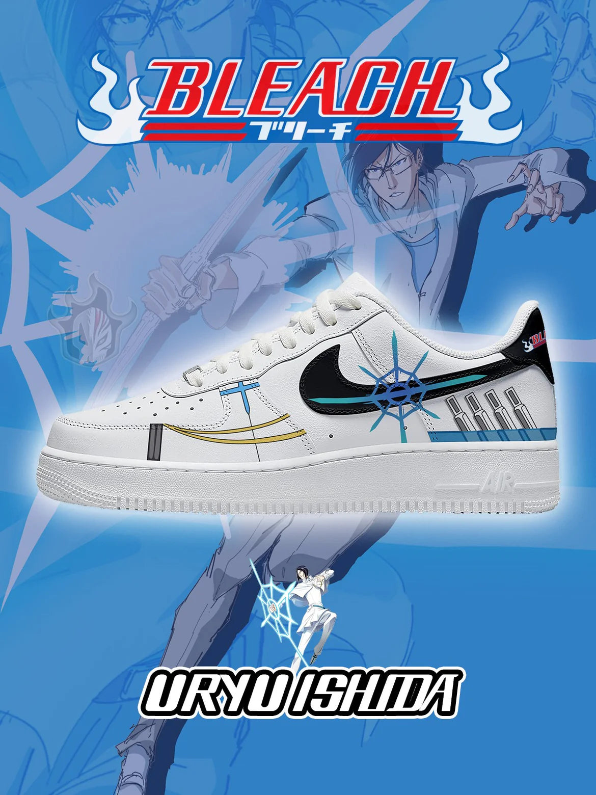 （In Stock）Bleach Series-6 Air Force Low - Top Shoes