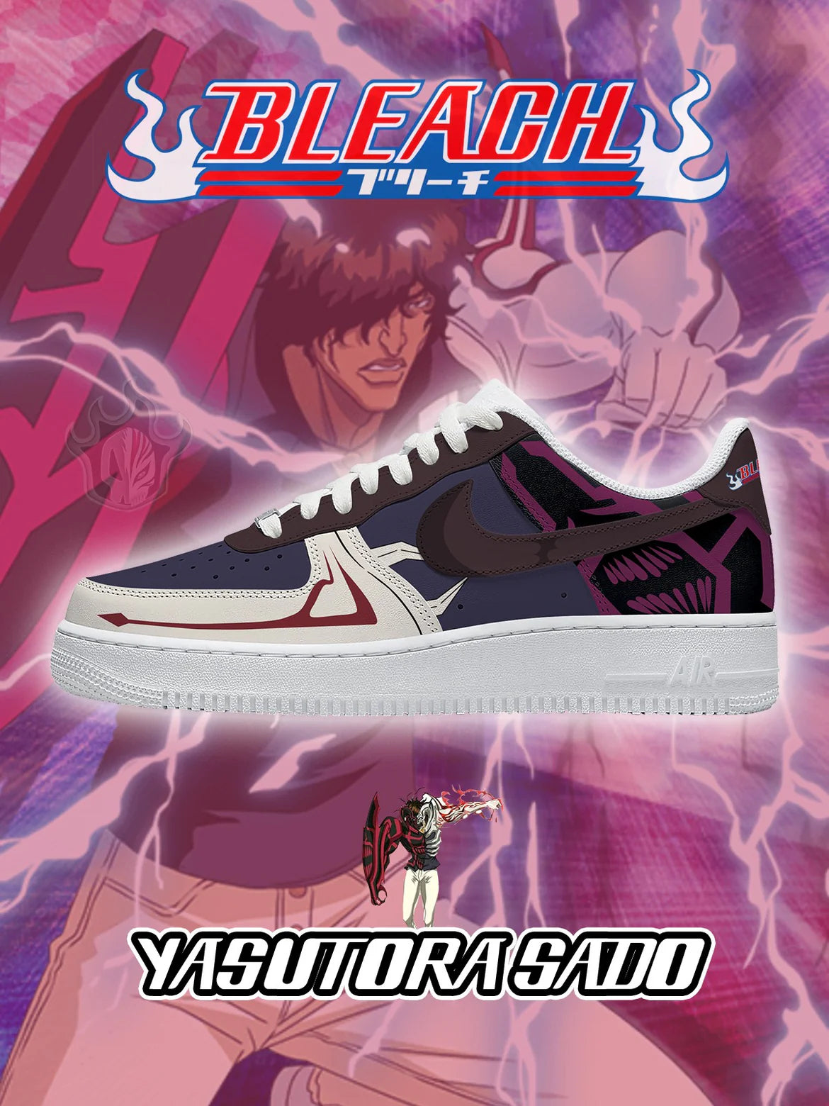 （In Stock）Bleach Series-6 Air Force Low - Top Shoes