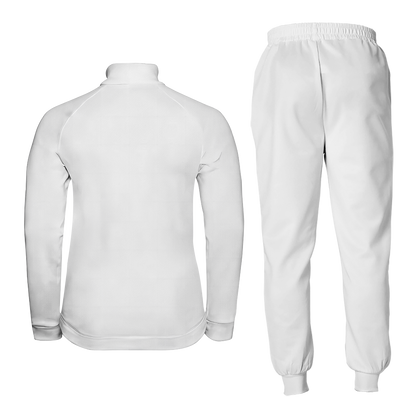 Custom Men's stand-up collar zippered sports sweatshirt sets | Any pattern can be printed