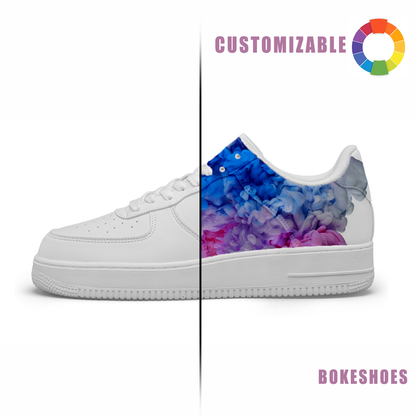 Casual sports skate shoes with customizable patterns.
