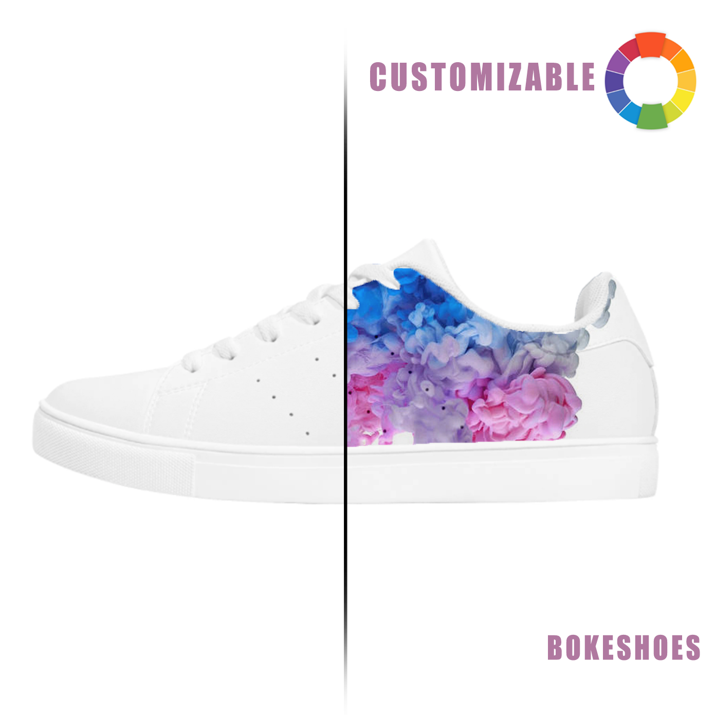 Custom Fashion Sneakers – Design Your Own PU Leather Casual Tennis Low-Top Shoes