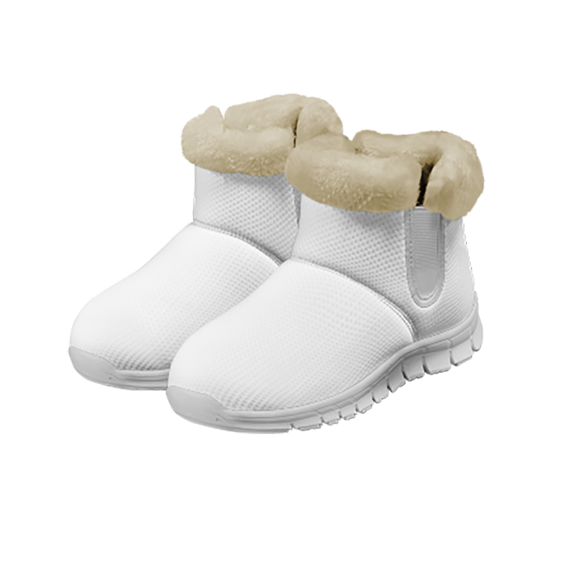 Slip - On Fleece - Lined Snow Boots