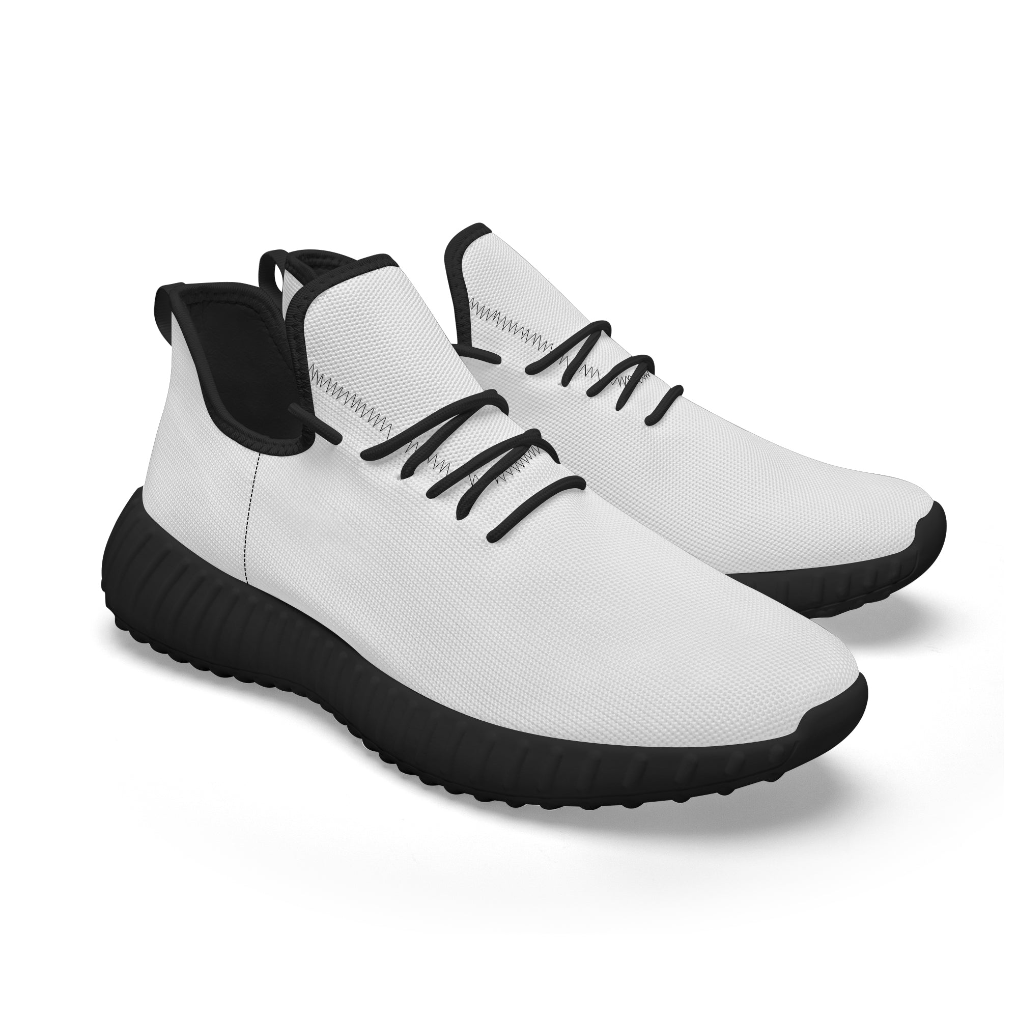 Thick - Soled Shock - Absorbing Knit Shoes