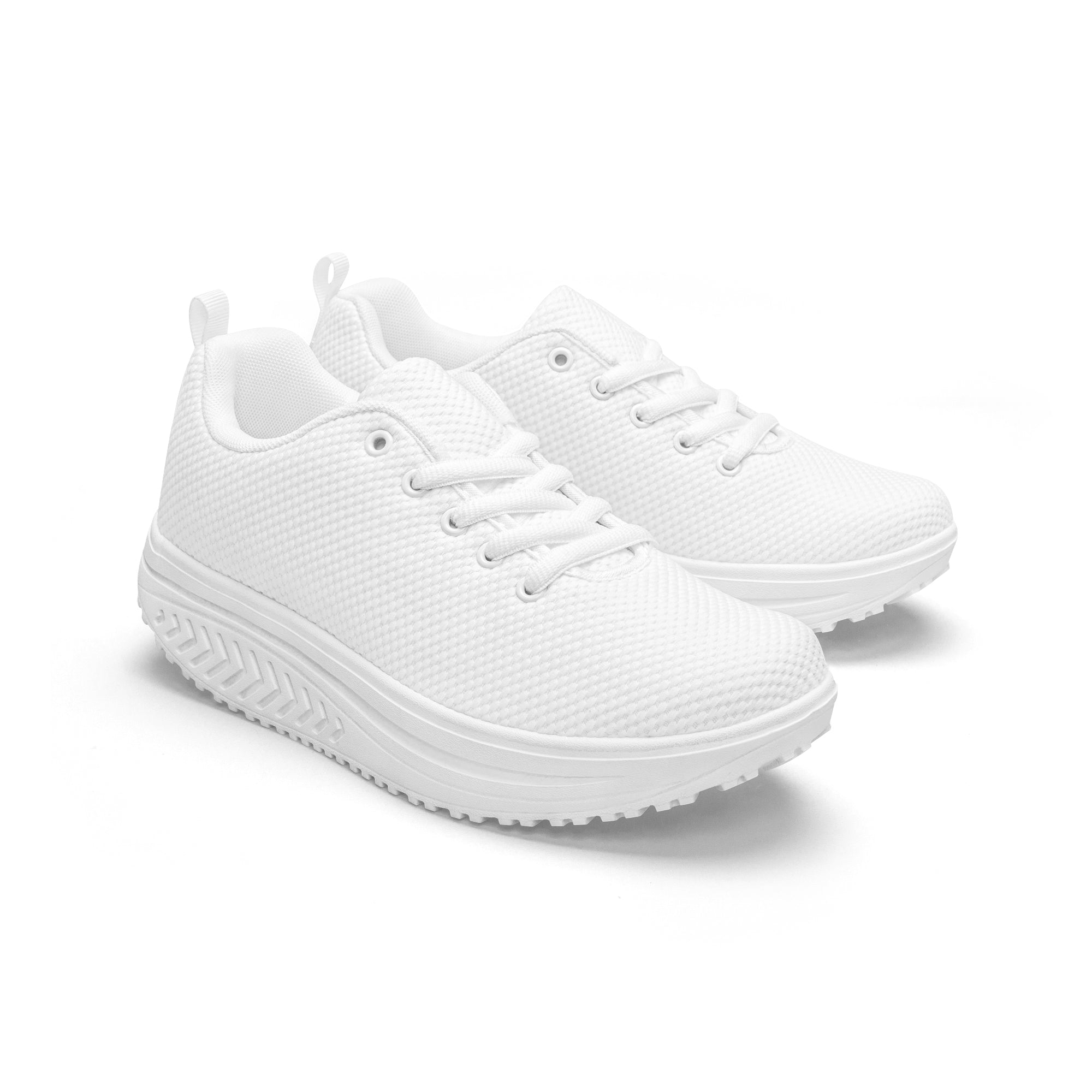 Customizable Mesh Platform Sneakers | MD - Sole Shoes for Trendy Comfort
