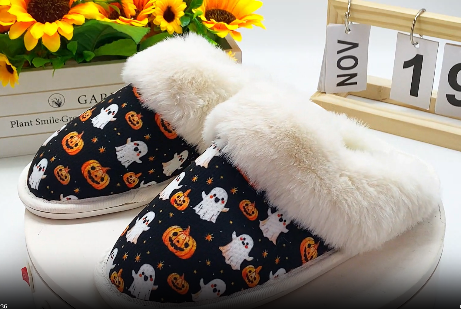 Fleece - Lined Plush Slippers