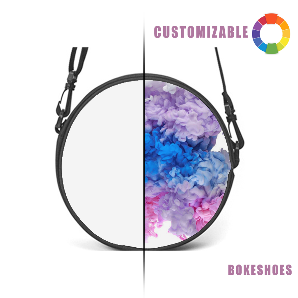 Leather Crossbody Bags for Women Trendy Circle Cross Body Shoulder Bag Designer Round Purses