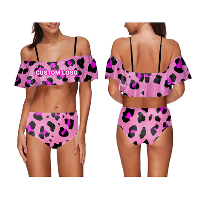 Design Your Own Quick-dry off-the-shoulder Beach Swimsuit for Women