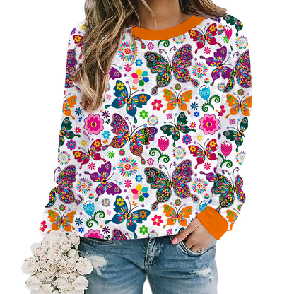 Design Your Own Soft Touch Long Sleeve Round Neck sweatshirt