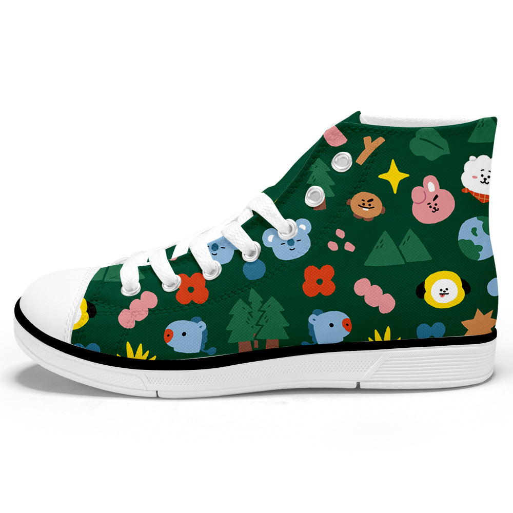 Kids' EVA High - Top Canvas Shoes