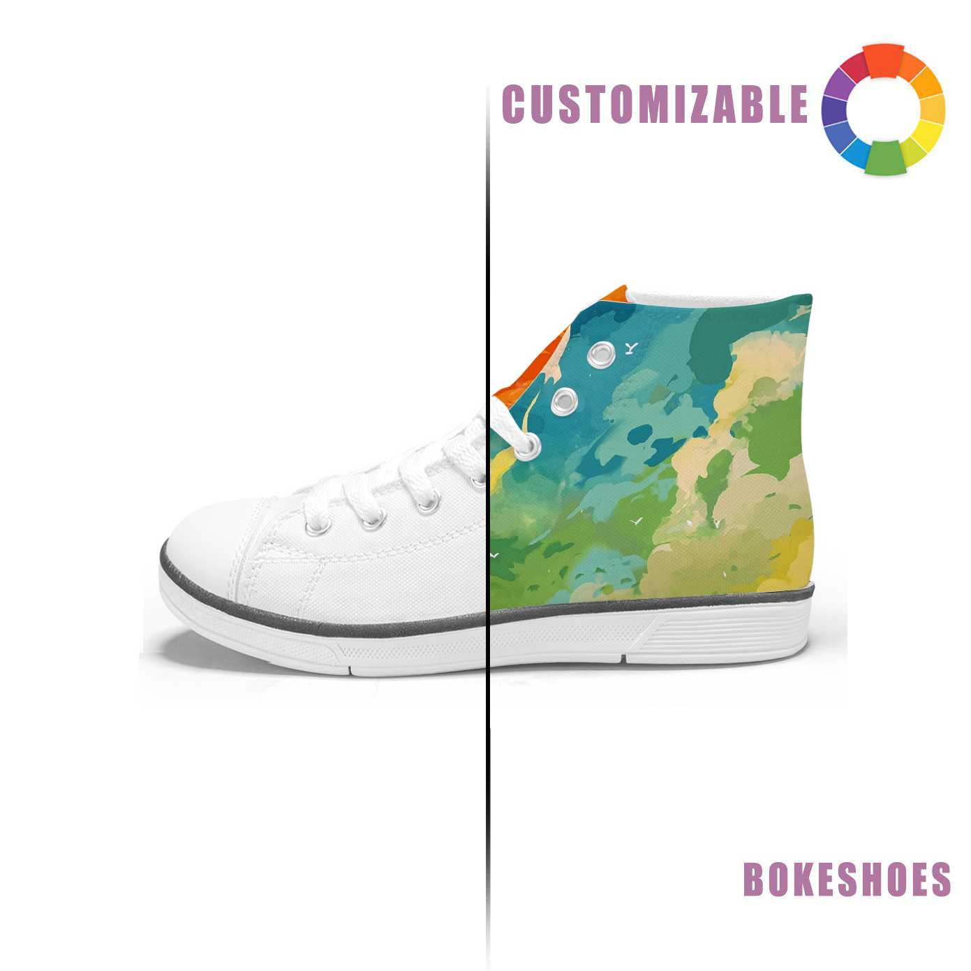 Kids' EVA High - Top Canvas Shoes