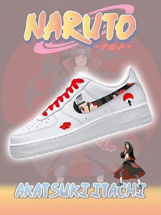 Akatsuki Itachi Uchiha No.3 Custom Low Sneakers