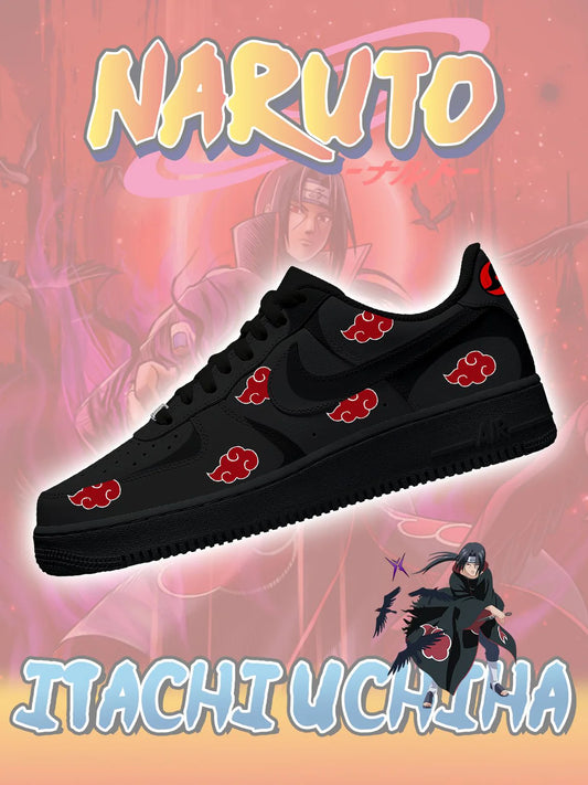 Akatsuki Itachi Uchiha No.5 Custom Low Sneakers