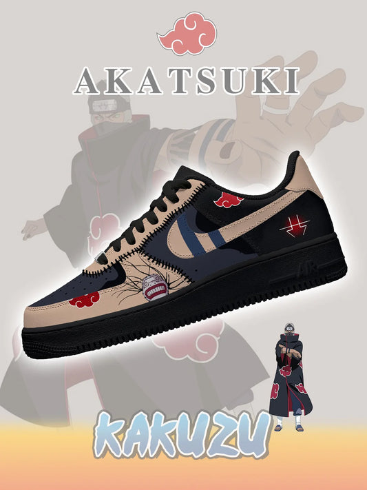 Akatsuki Kakuzu No.3 Custom Low Sneakers