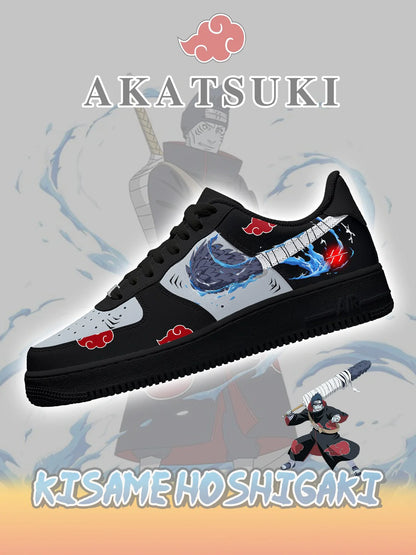 Akatsuki Kisame Hoshigaki No.3 Custom Low Sneakers