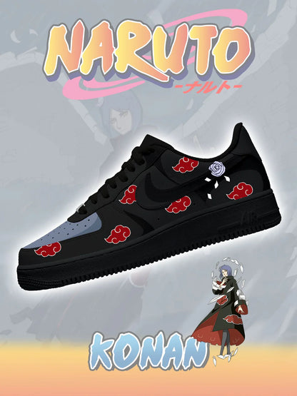 Akatsuki Konan No.1 Custom Low Sneakers