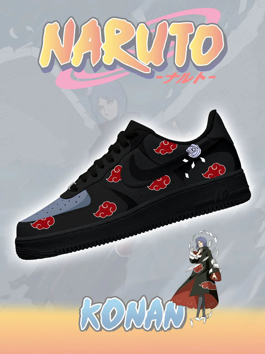 Akatsuki Konan No.1 Custom Low Sneakers