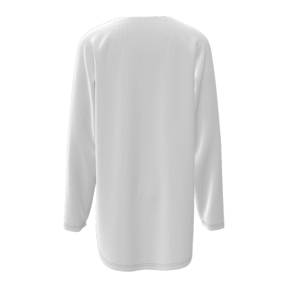 Design Your Own Men’s/Women’s White Long Sleeve Crew Neck T-Shirt