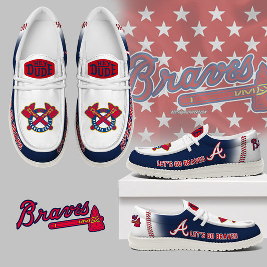 Atlanta Braves | MLB Theme Light Casual Shoes (AZ97)