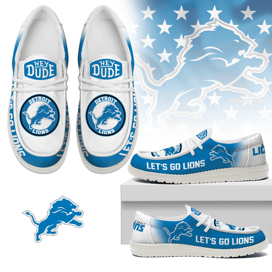 Detroit Lions | NFL Theme Light Casual Shoes (AZ97)