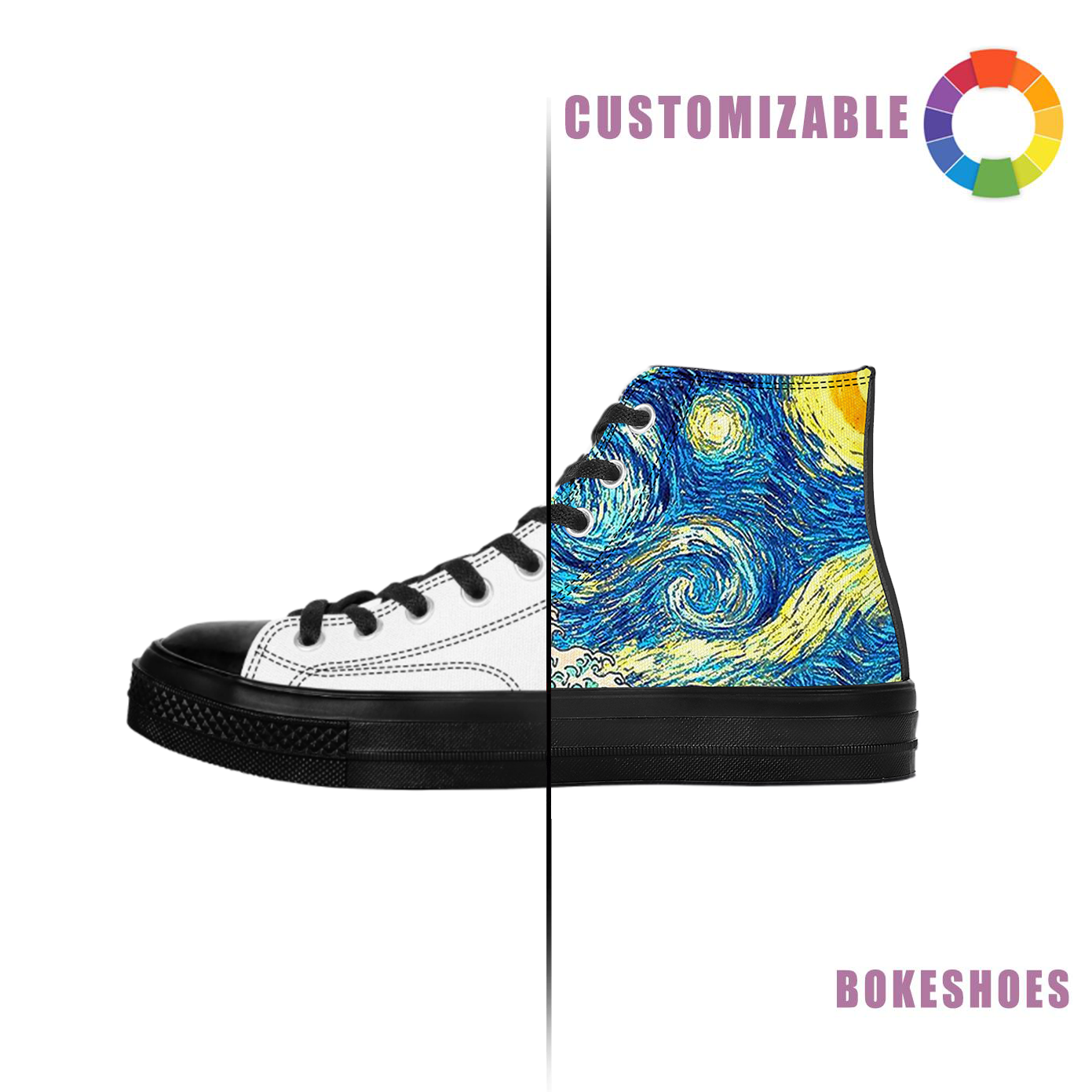 Classic High - Top Canvas Shoes