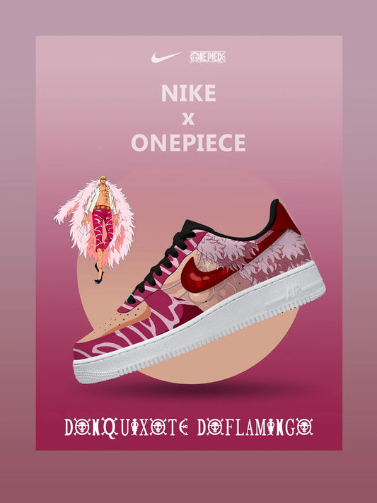 Donquixote Doflamingo Custom Low Sneakers