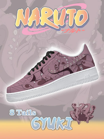 Eight-Tails Gyuki Tailed Beasts Custom Low Sneakers