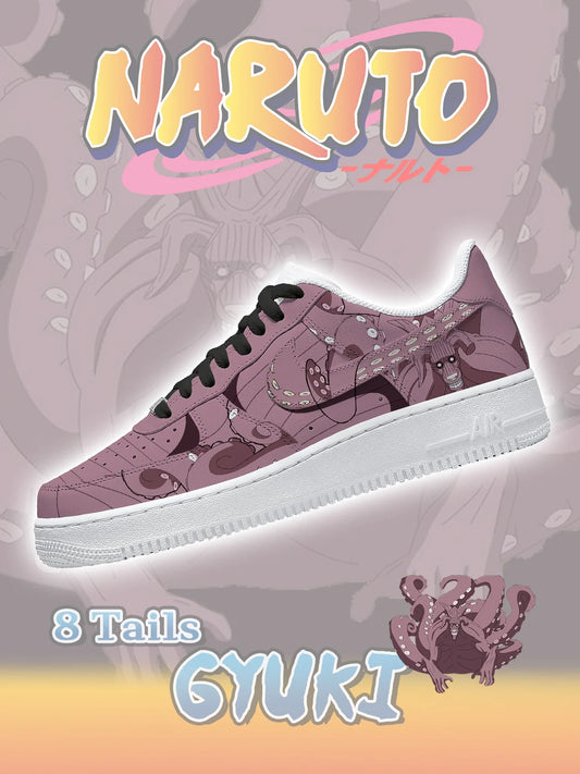 Eight-Tails Gyuki Tailed Beasts Custom Low Sneakers