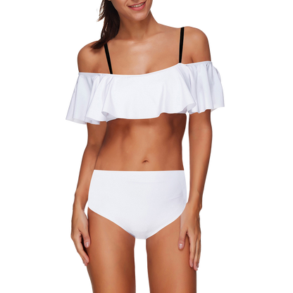 Design Your Own Quick-dry off-the-shoulder Beach Swimsuit for Women