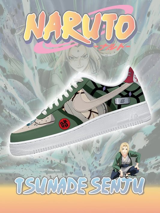 Fifth Hokage Tsunade Senju Custom Low Sneakers