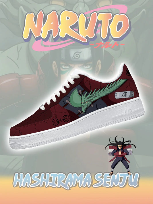 First Hokage Hashirama Senju Custom Low Sneakers