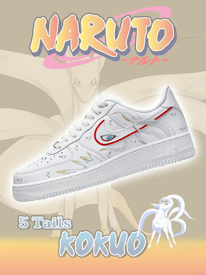 Five-Tails Kokuo Tailed Beasts Custom Low Sneakers