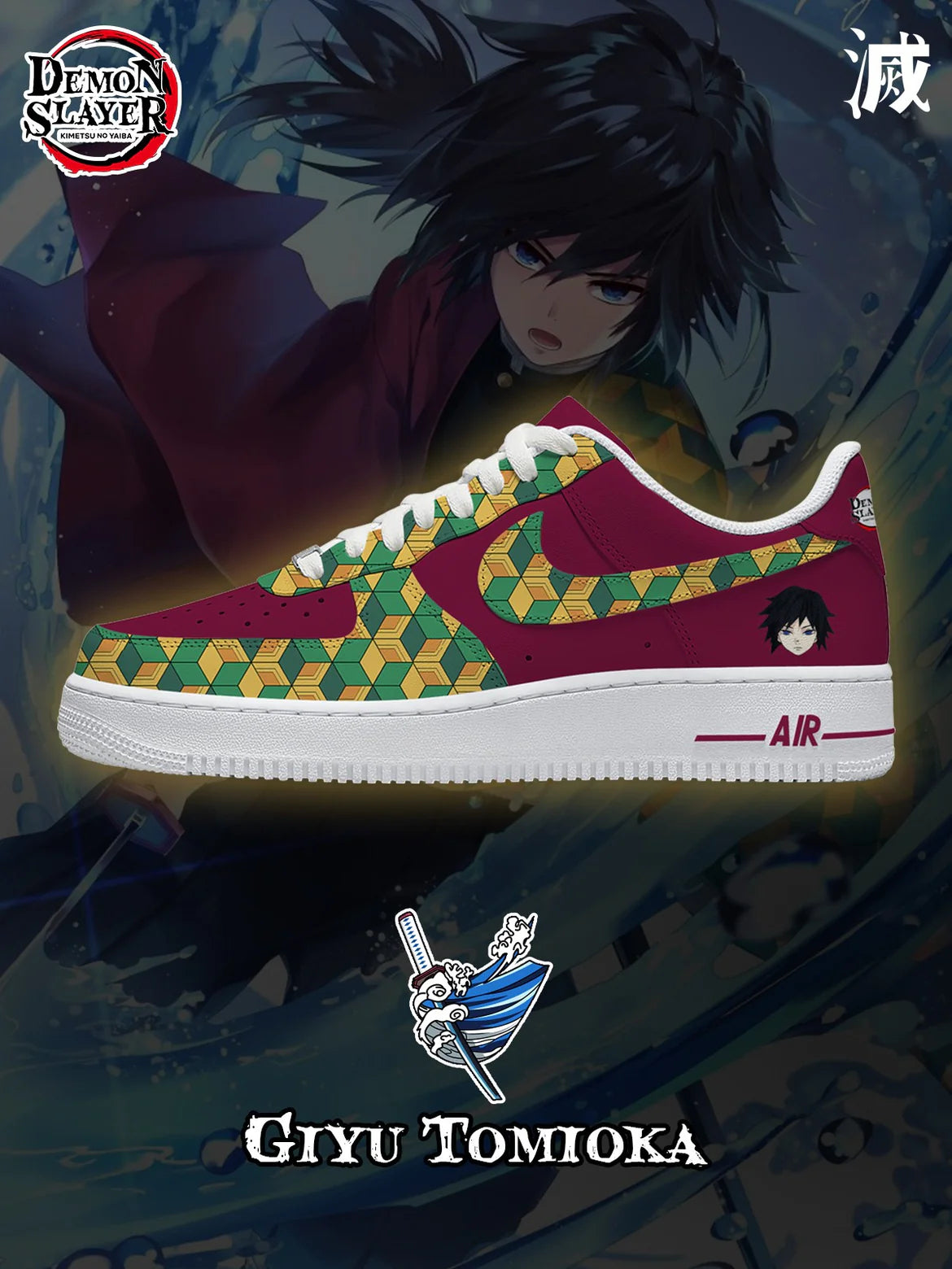 Demon Slayer Series-1 Custom Low-Top Sneakers