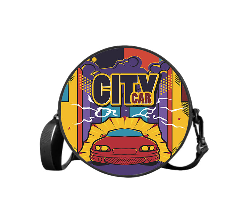 Leather Crossbody Bags for Women Trendy Circle Cross Body Shoulder Bag Designer Round Purses