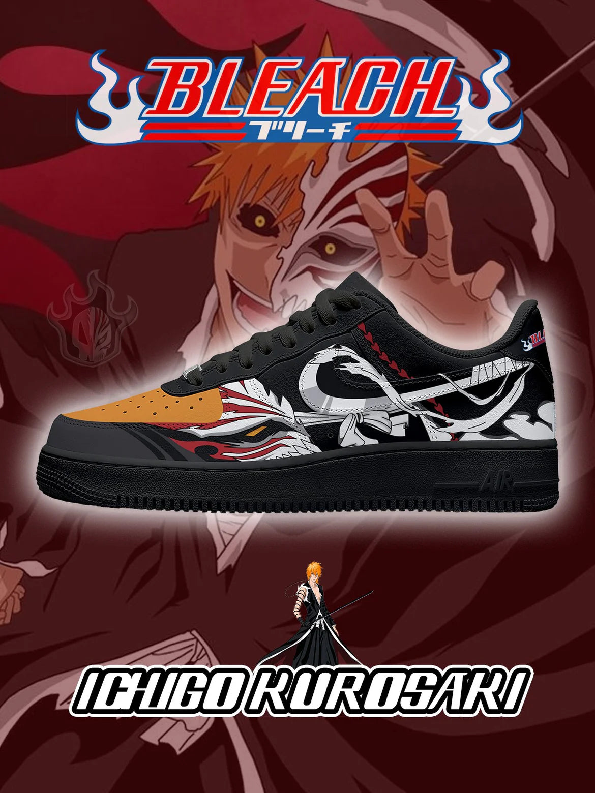 （In Stock）Bleach Series-3 Air Force Low - Top Shoes