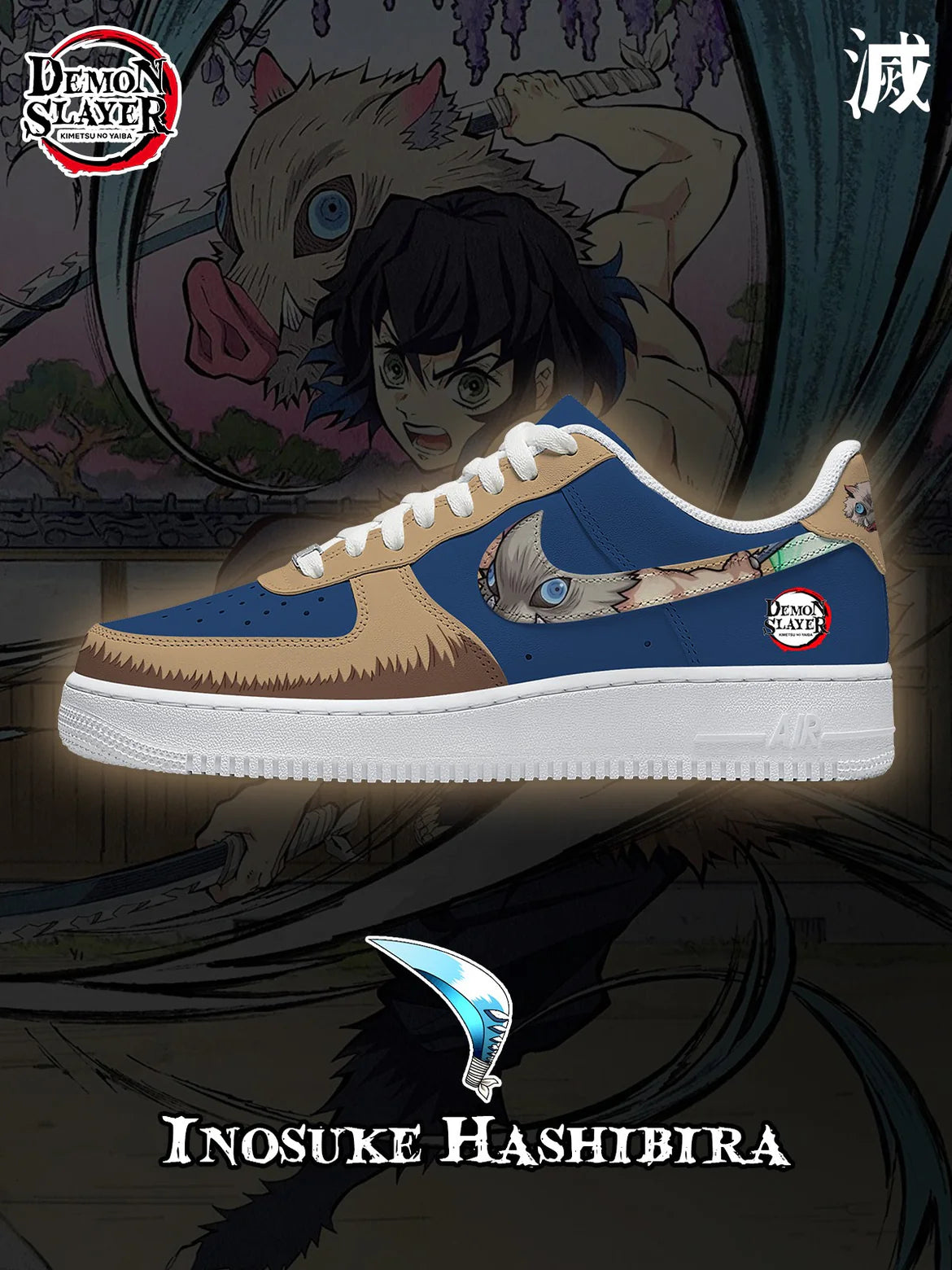 Demon Slayer Series-1 Custom Low-Top Sneakers