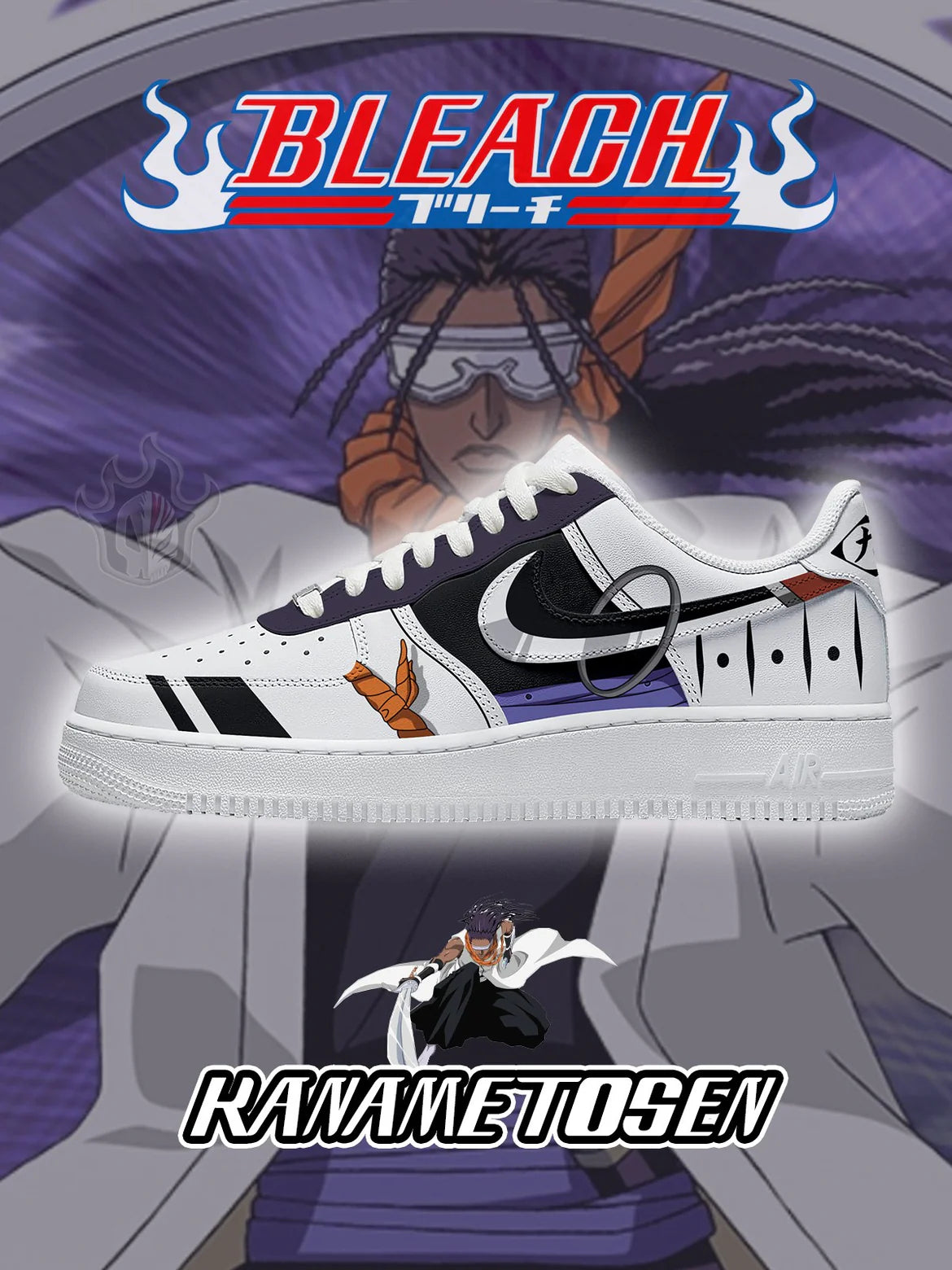 （In Stock）Bleach Series-3 Air Force Low - Top Shoes
