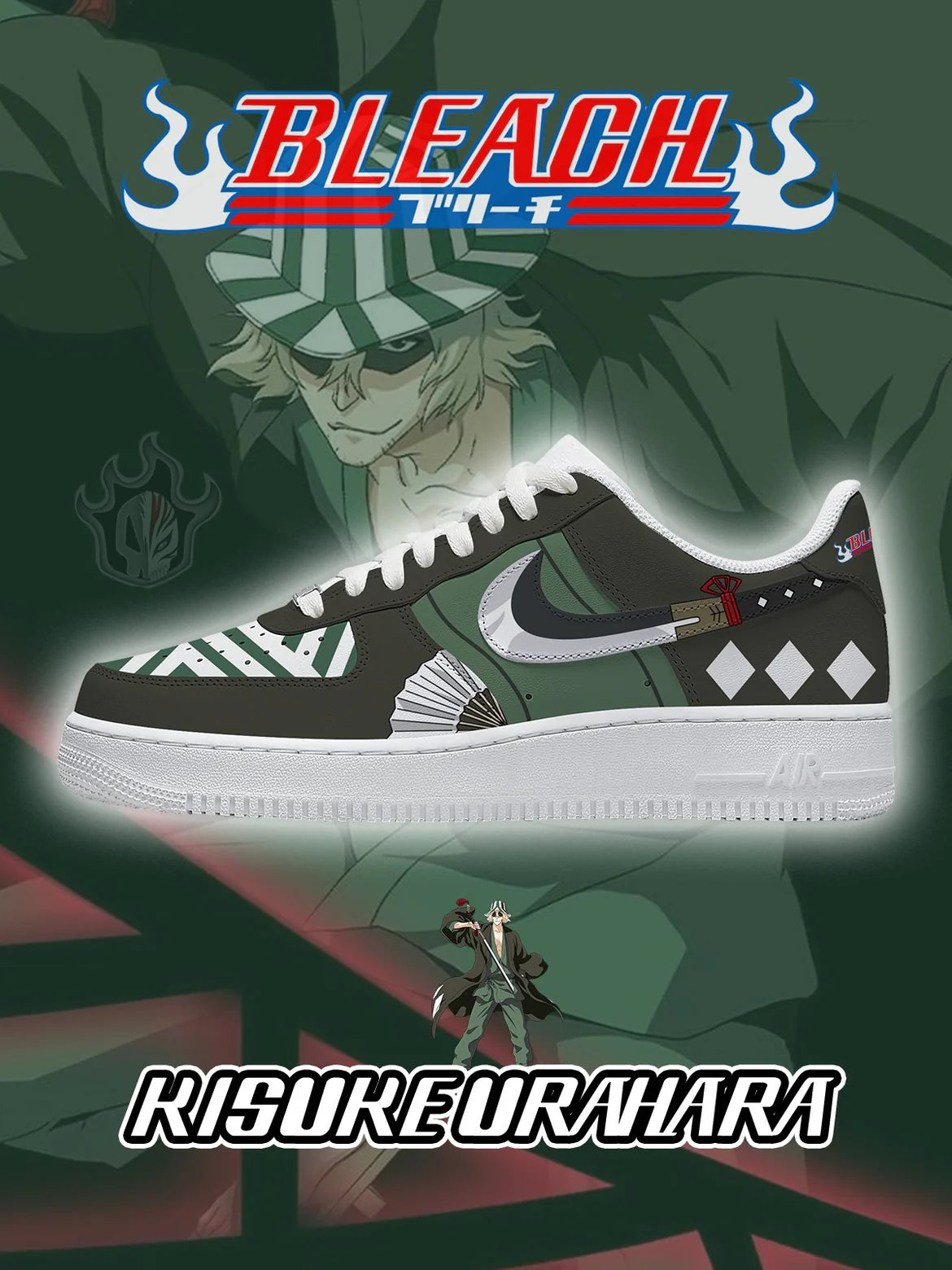 （In Stock）Bleach Series-3 Air Force Low - Top Shoes