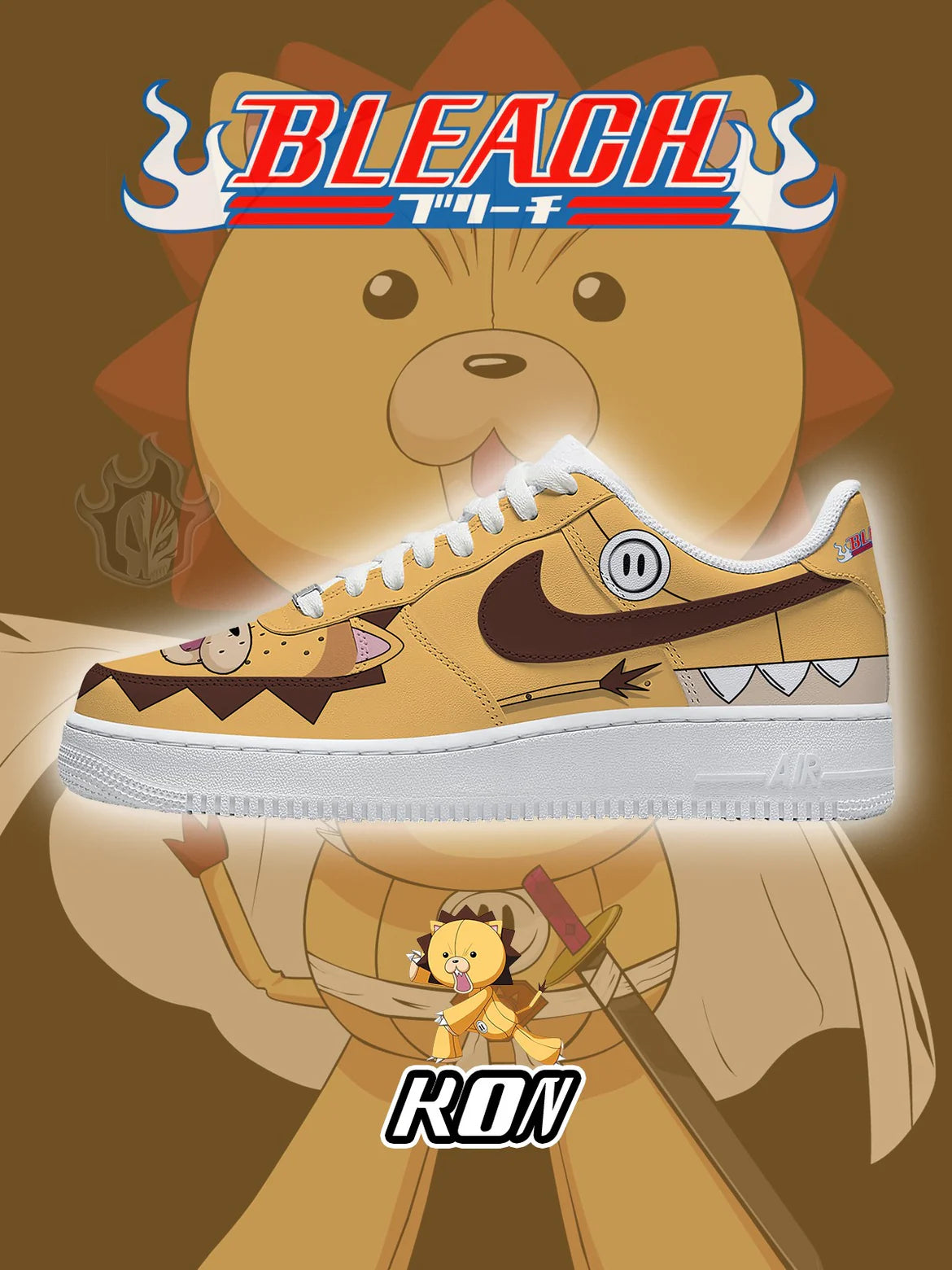 （In Stock）Bleach Series-3 Air Force Low - Top Shoes