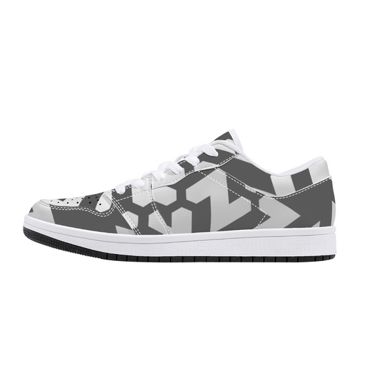 Geometric - Patterned Low - Top Casual Shoes