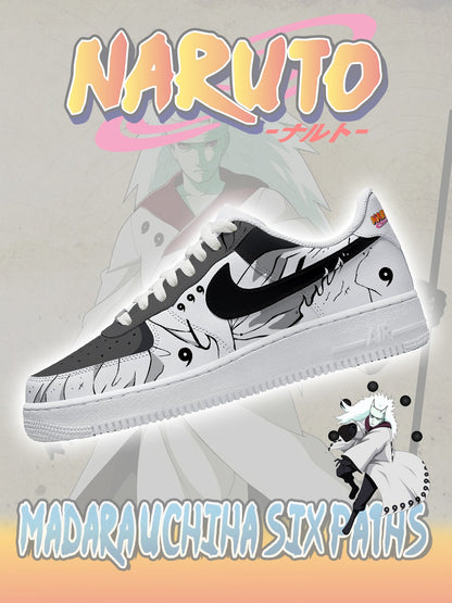 Madara Uchiha Six Paths V1 Custom Low Sneakers