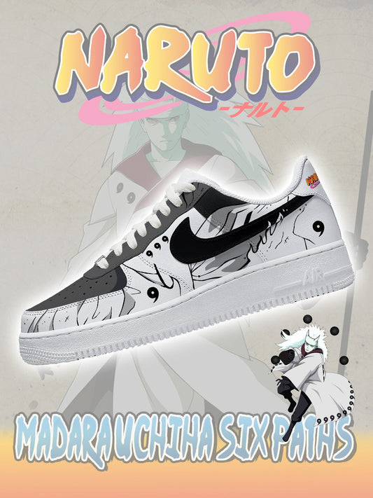 Madara Uchiha Six Paths V1 Custom Low Sneakers